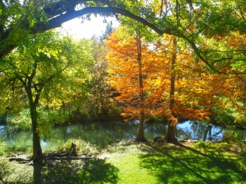 Fall at Christoval River Retreat
