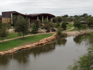 SAN ANGELO VISITORS CENTER RIVER SIDE VIEW
