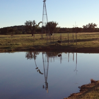 Ranchette reflection windmill