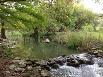 Christoval river waterfall (2)