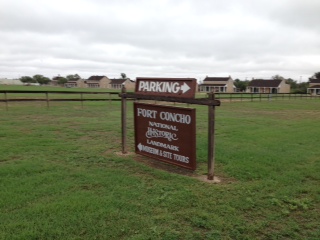 SAN ANGELO FORT CONCHO sign