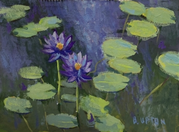 Upton Violet Lily Pads