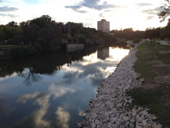 view of river to rio concho