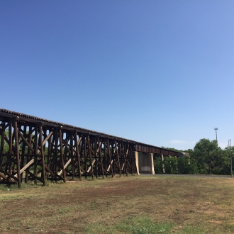 Rio Concho - Train bridge