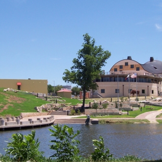 museum and river