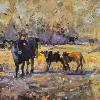 Kirsten Anderson cow painting